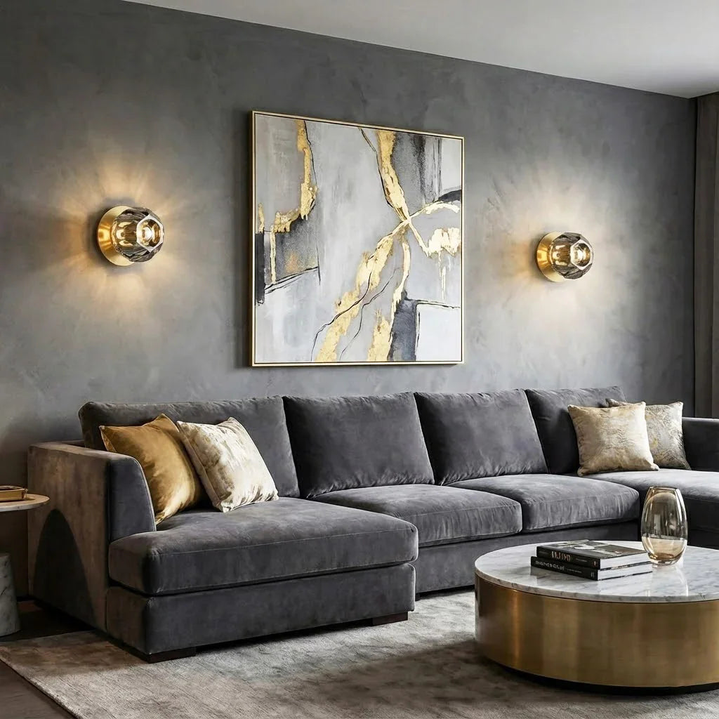 Mini Crystal Orb Bedside Wall Light | wildoxy