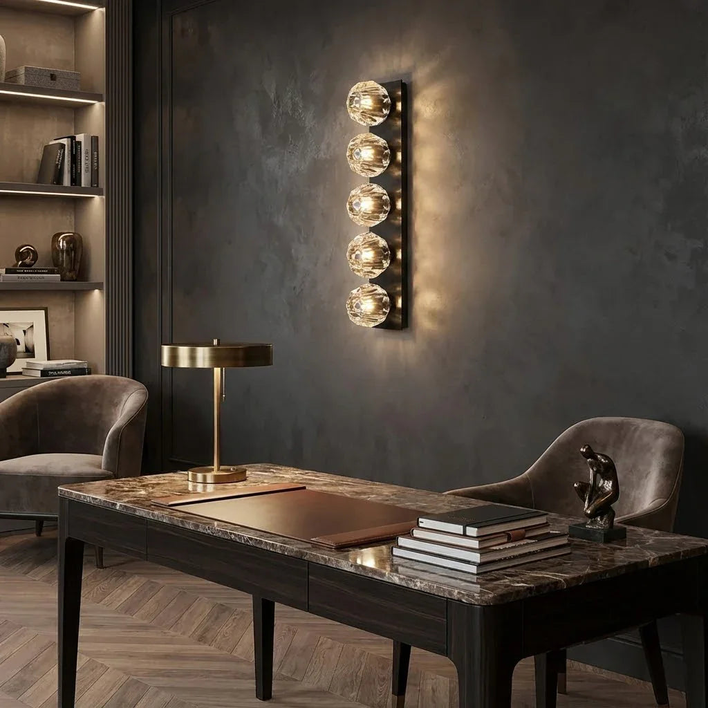 Mini Crystal Orb Bedside Wall Light | wildoxy