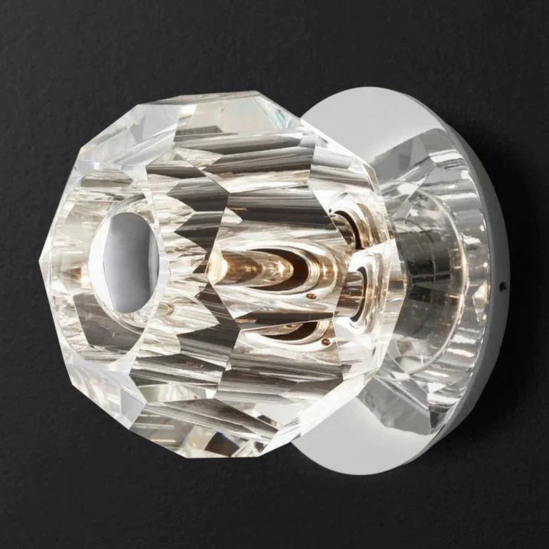 Mini Crystal Orb Bedside Wall Light | wildoxy