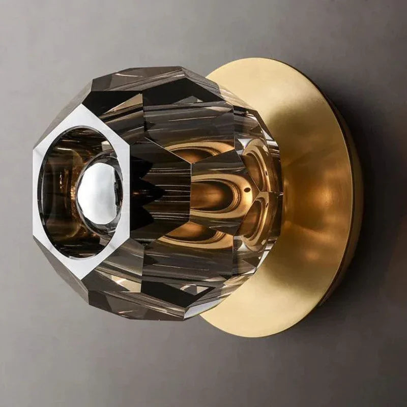 Mini Crystal Orb Bedside Wall Light | wildoxy