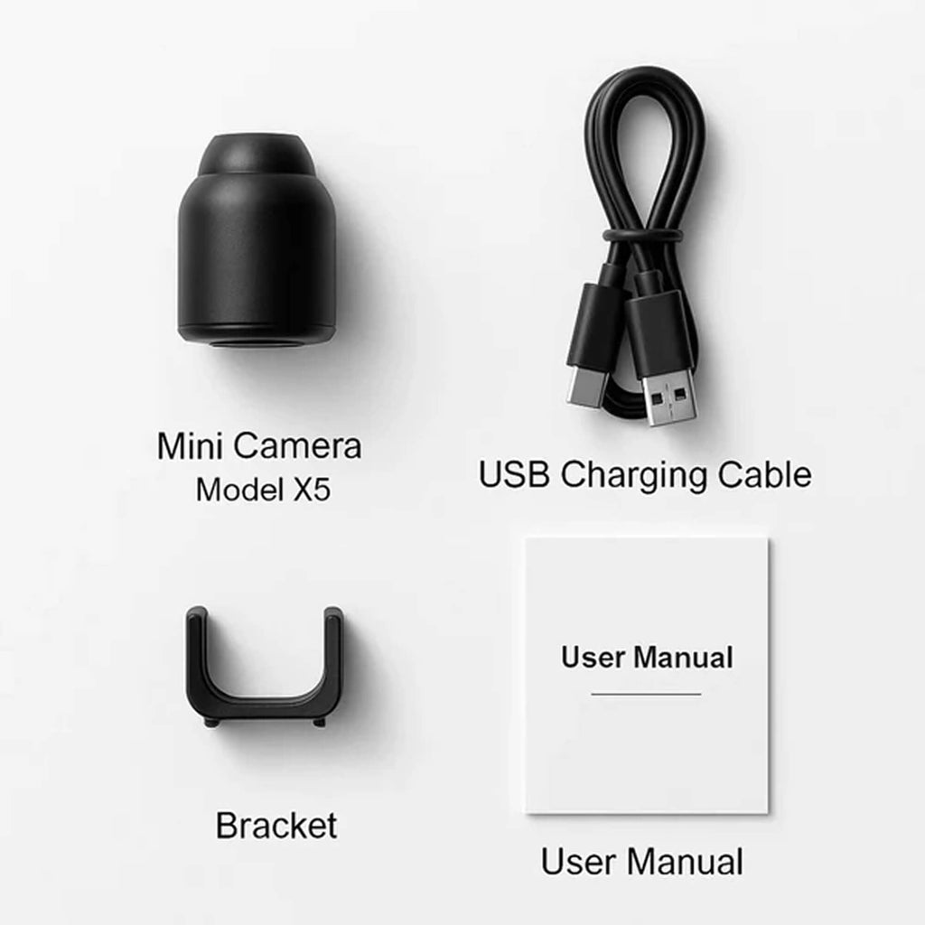 Cameră compactă de supraveghere - Audio, vedere nocturnă, WiFi și hotspot
