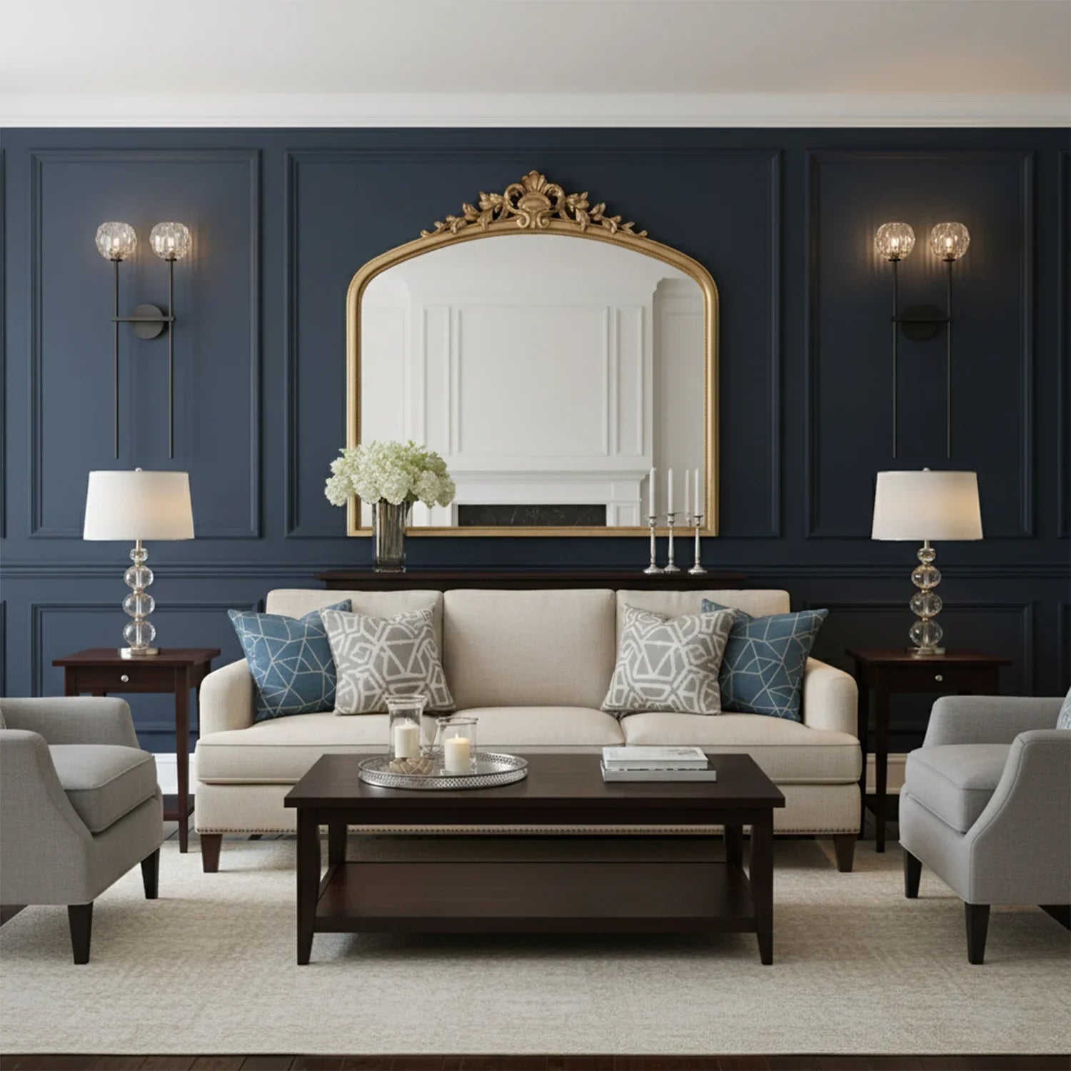 Minimalist Double Crystal Wall Light | wildoxy