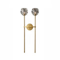 Minimalist Double Crystal Wall Light | wildoxy