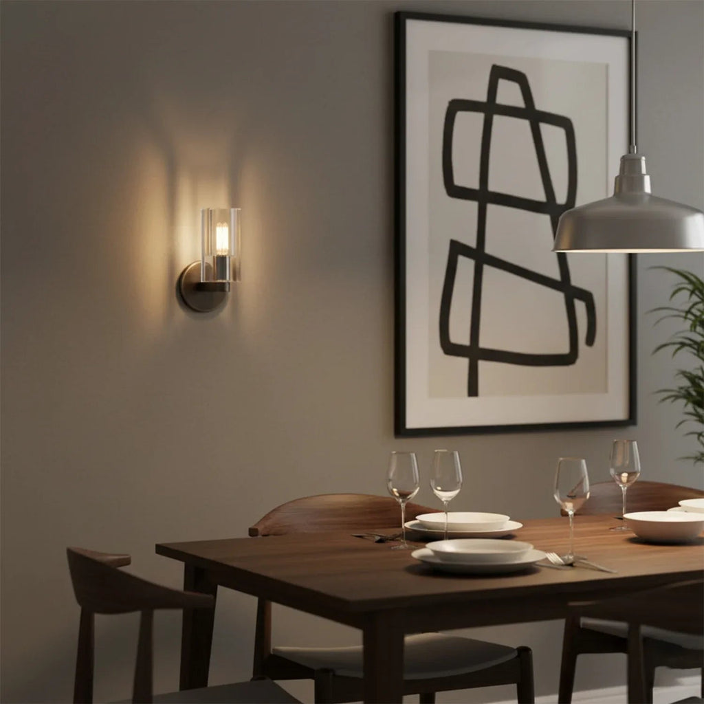 Modern Fluted Crystal Wall Sconce | wildoxy