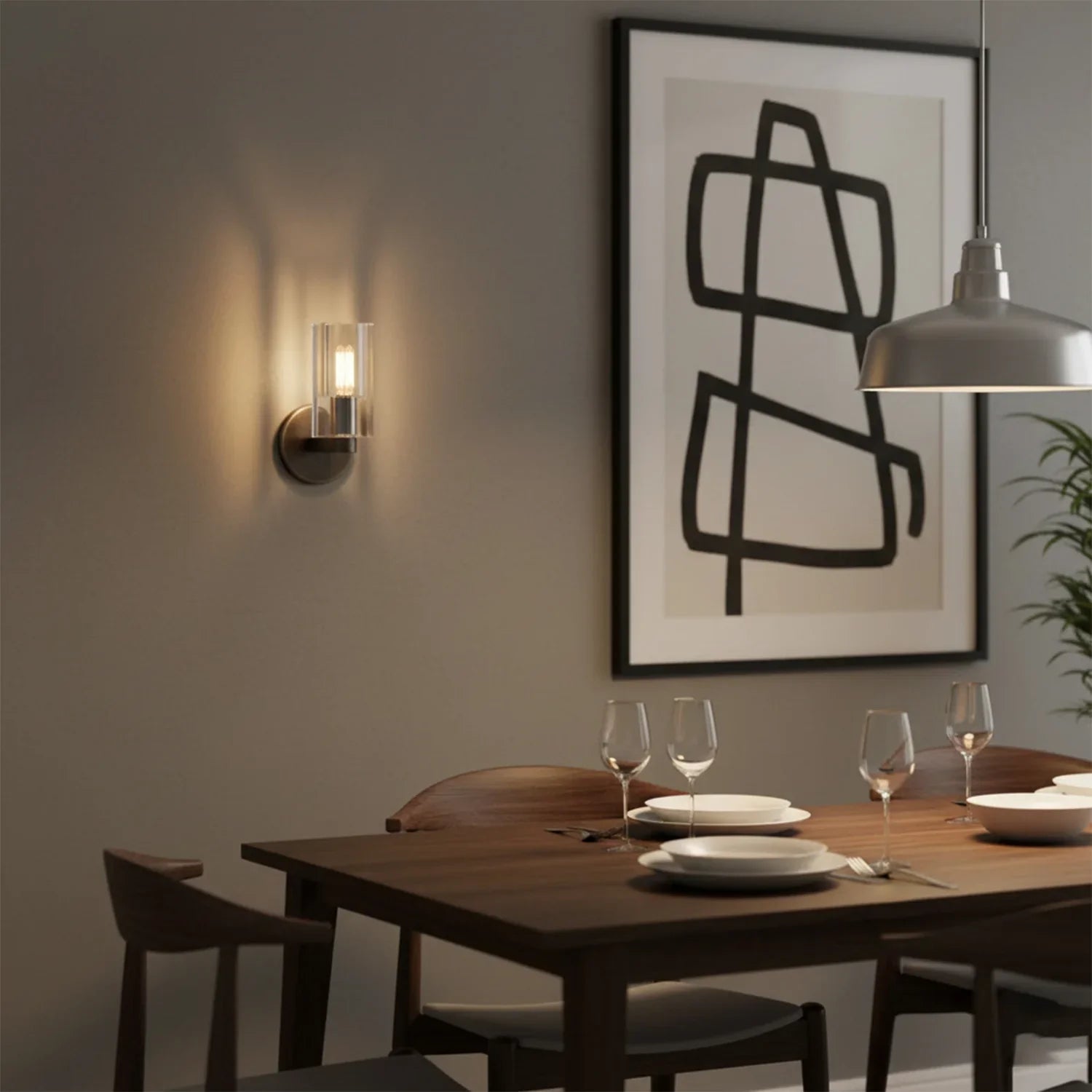 Modern Fluted Crystal Wall Sconce | wildoxy