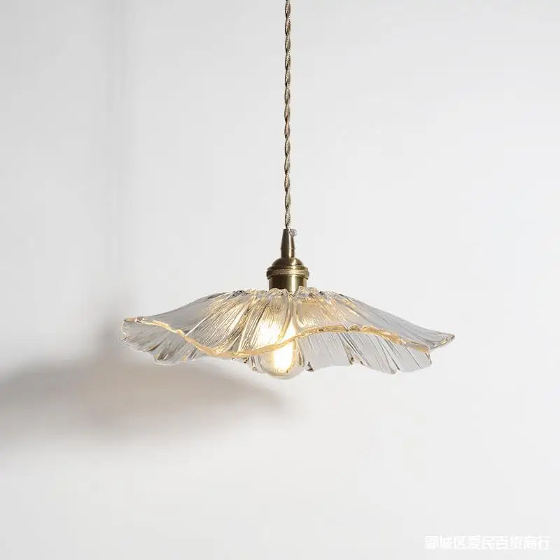 *LunaBloom Floral Pendant Light — Warm Glow Blossom-Shaped Design*