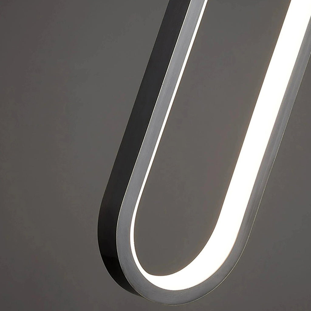Modern Oval LED Pendant Light — Single or Double Head, 16W or 36W