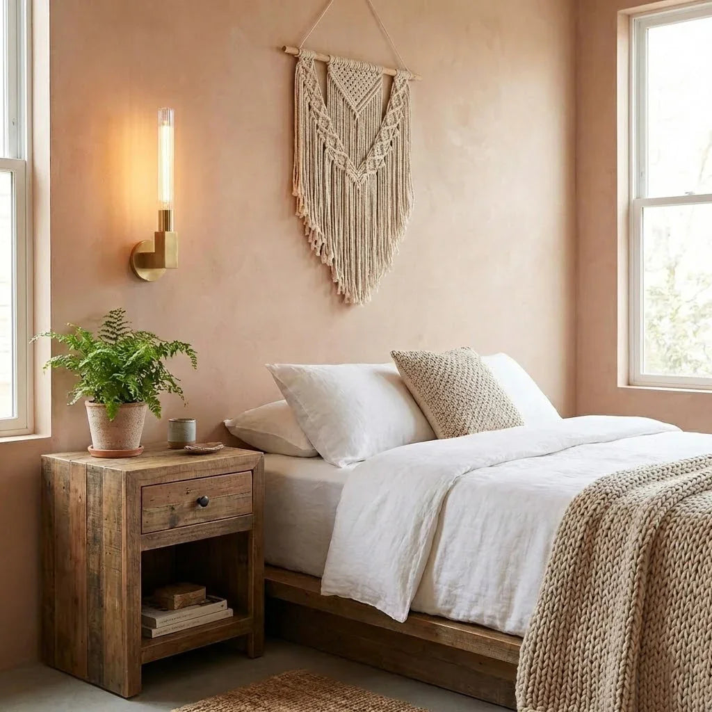 Modern Linear Brass & Glass Wall Light | wildoxy