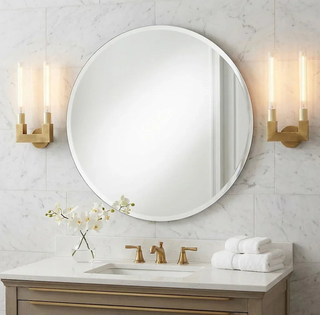 Modern Linear Brass & Glass Wall Light | wildoxy