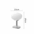 Soft LED Glow Dome Table Lamp — Modern Minimalist Curves