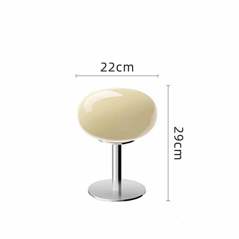 Soft LED Glow Dome Table Lamp — Modern Minimalist Curves