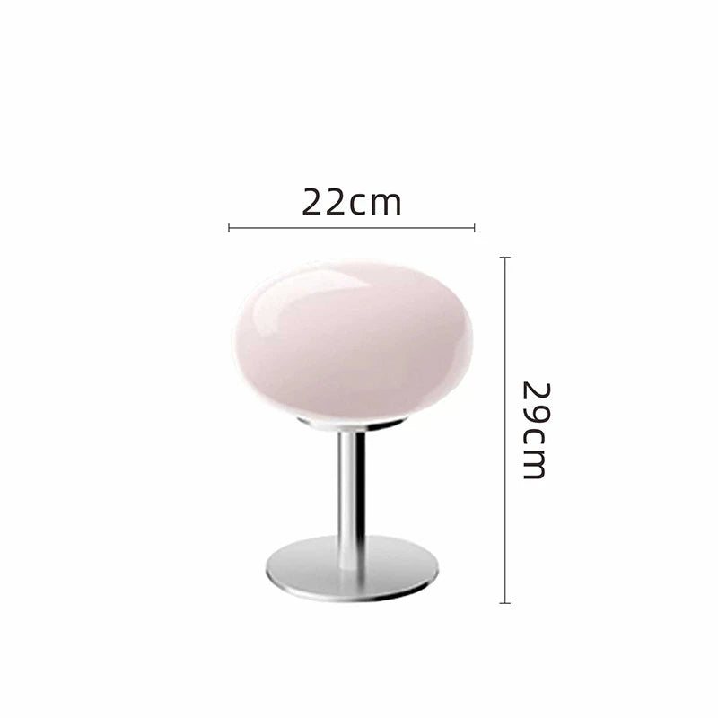 Soft LED Glow Dome Table Lamp — Modern Minimalist Curves