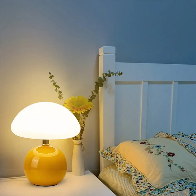 Modern Mushroom Table Lamp — Adjustable Soft LED Lighting
