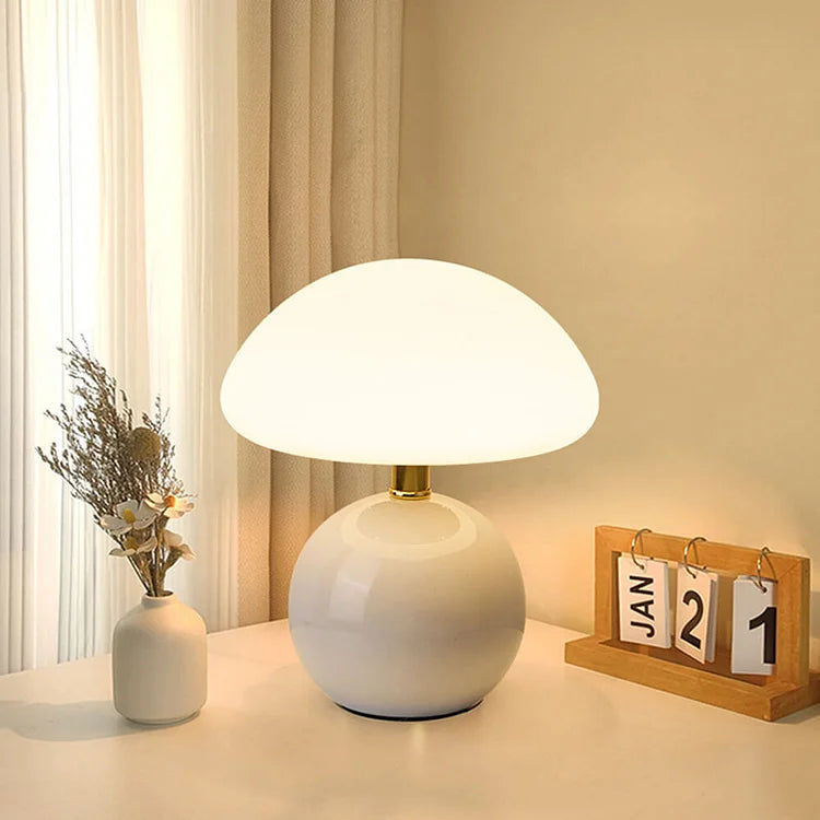 Modern Mushroom Table Lamp — Adjustable Soft LED Lighting