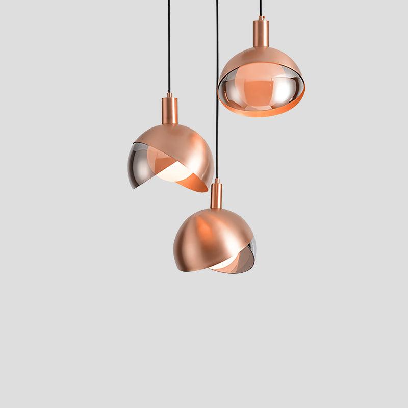 NovaLume Urban Pendant Light — Glass and Metal Frame, Minimalist Design