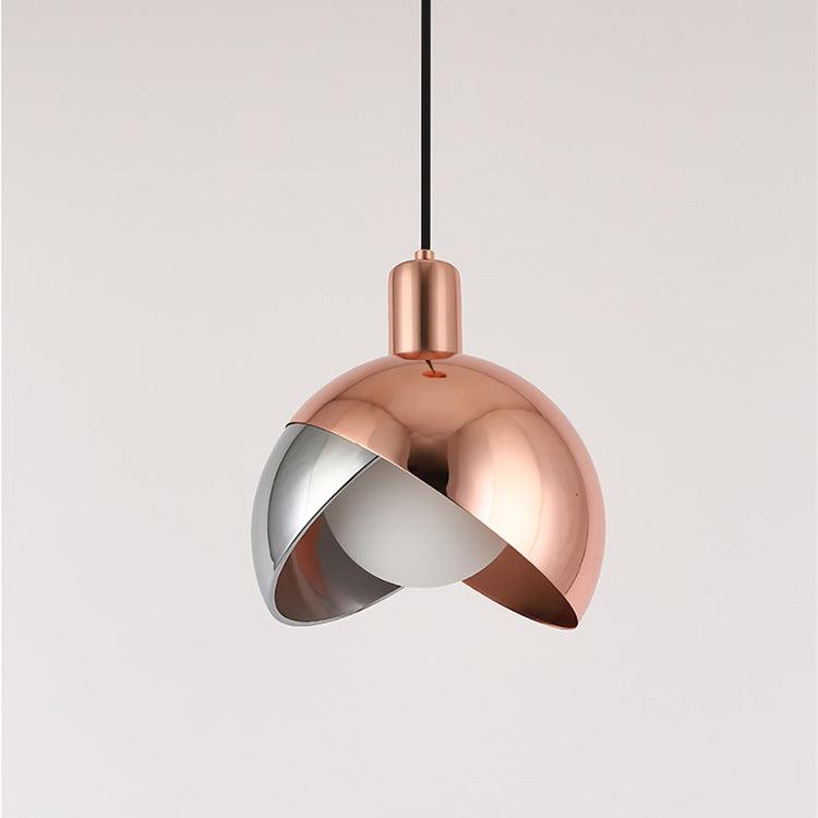 NovaLume Urban Pendant Light — Glass and Metal Frame, Minimalist Design