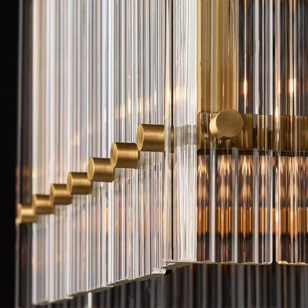 Modern Rectangular Linear Chandelier | wildoxy