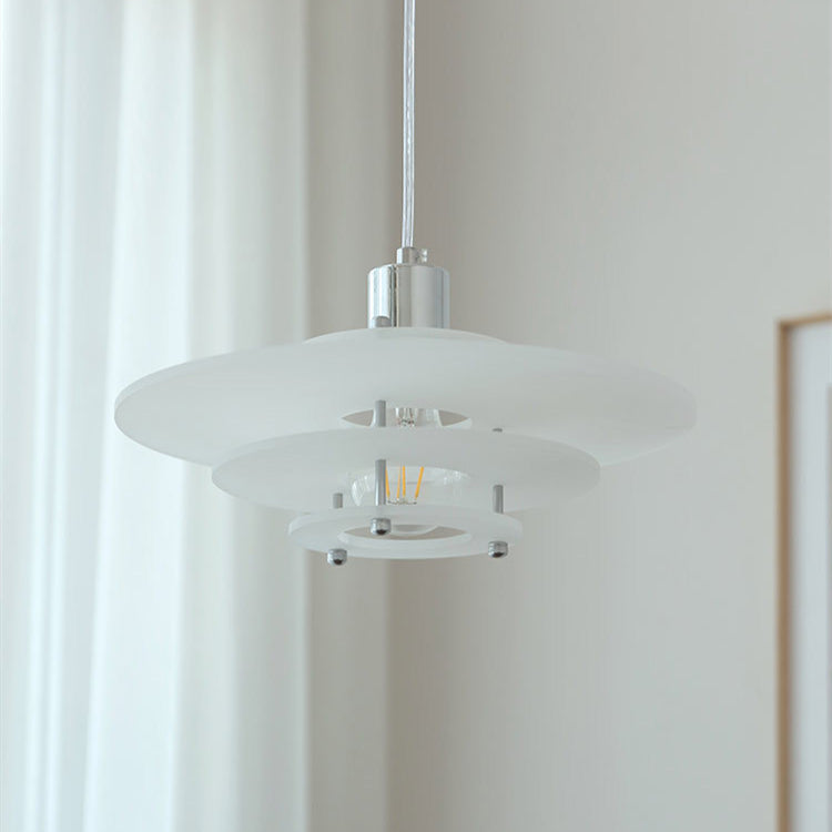 NovaUFO Acrylic Ceiling Pendant Light — UFO Silhouette Design