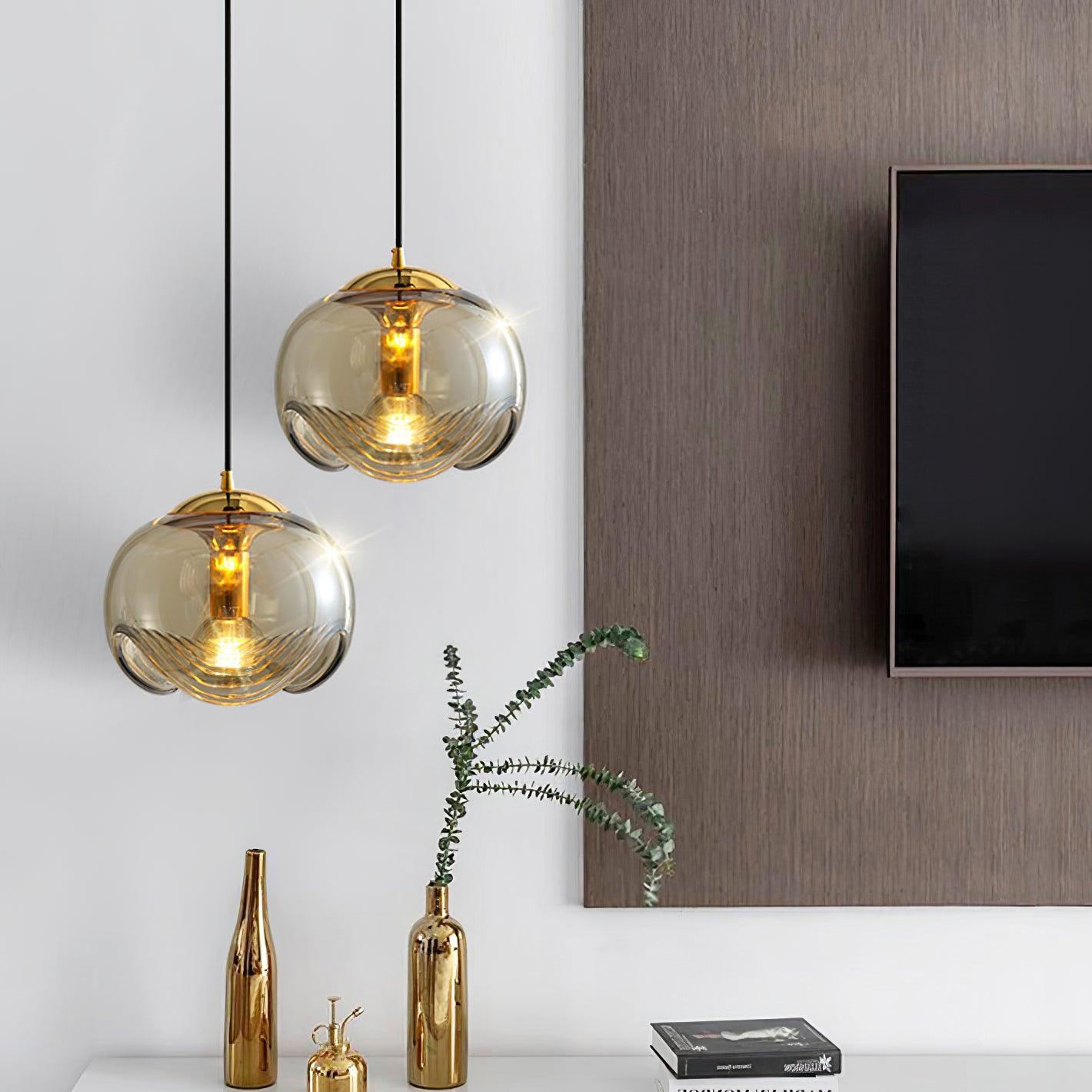 Wavique Wave LED Pendant Light — Sculptural Form, Integrated Illumination
