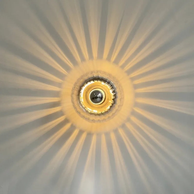 Lámpara de pared de vidrio escandinava Bauhaus - aplique moderno E14
