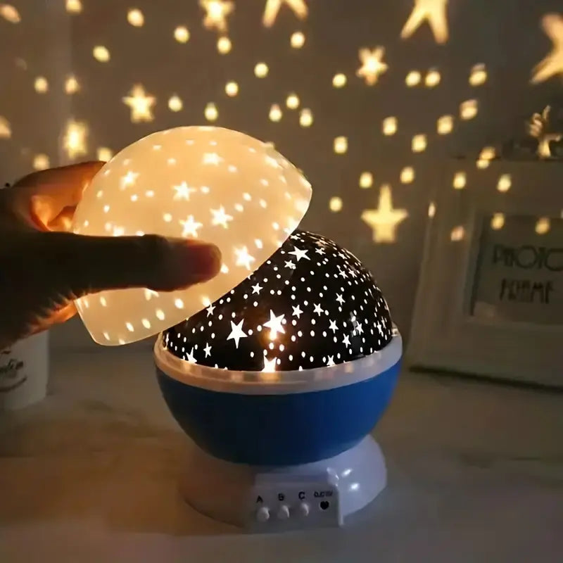 Rechargeable Star Projector — 360° Rotation, Timer