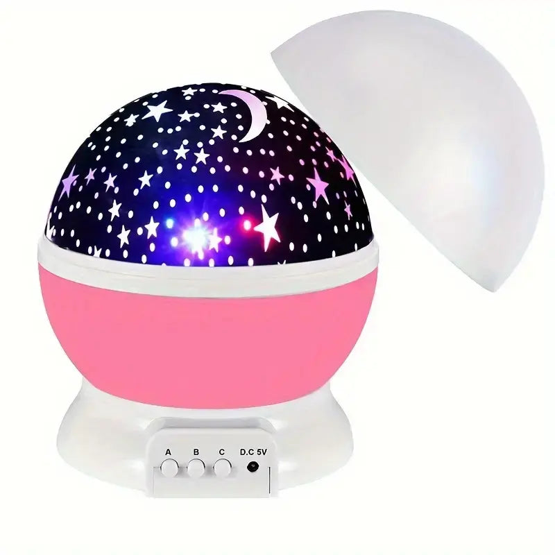 Rechargeable Star Projector — 360° Rotation, Timer