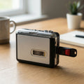 مسجل أشرطة كاسيت محمول — تحويل رقمي إلى MP3 عبر USB