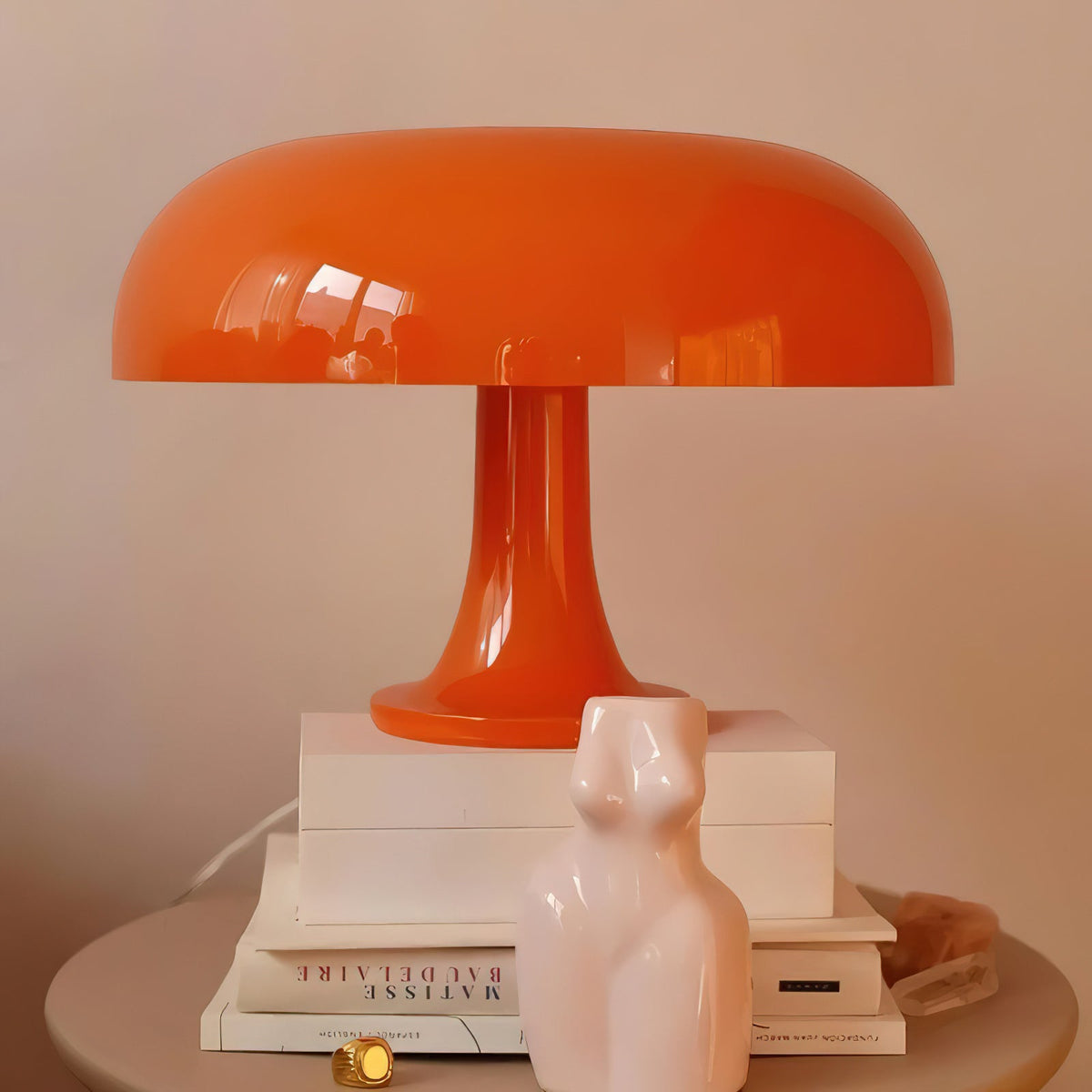 Pilz-Tischleuchte — 4 Lichtquellen, dimmbares Retro-Leuchten