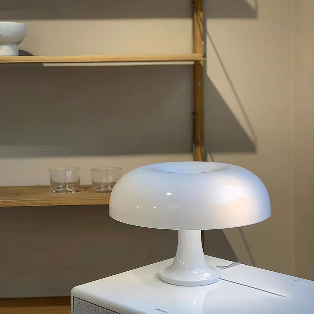 Pilz-Tischleuchte — 4 Lichtquellen, dimmbares Retro-Leuchten