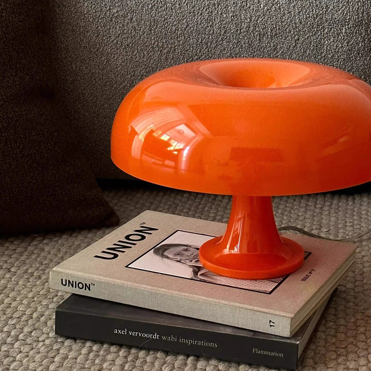 Pilz-Tischleuchte — 4 Lichtquellen, dimmbares Retro-Leuchten