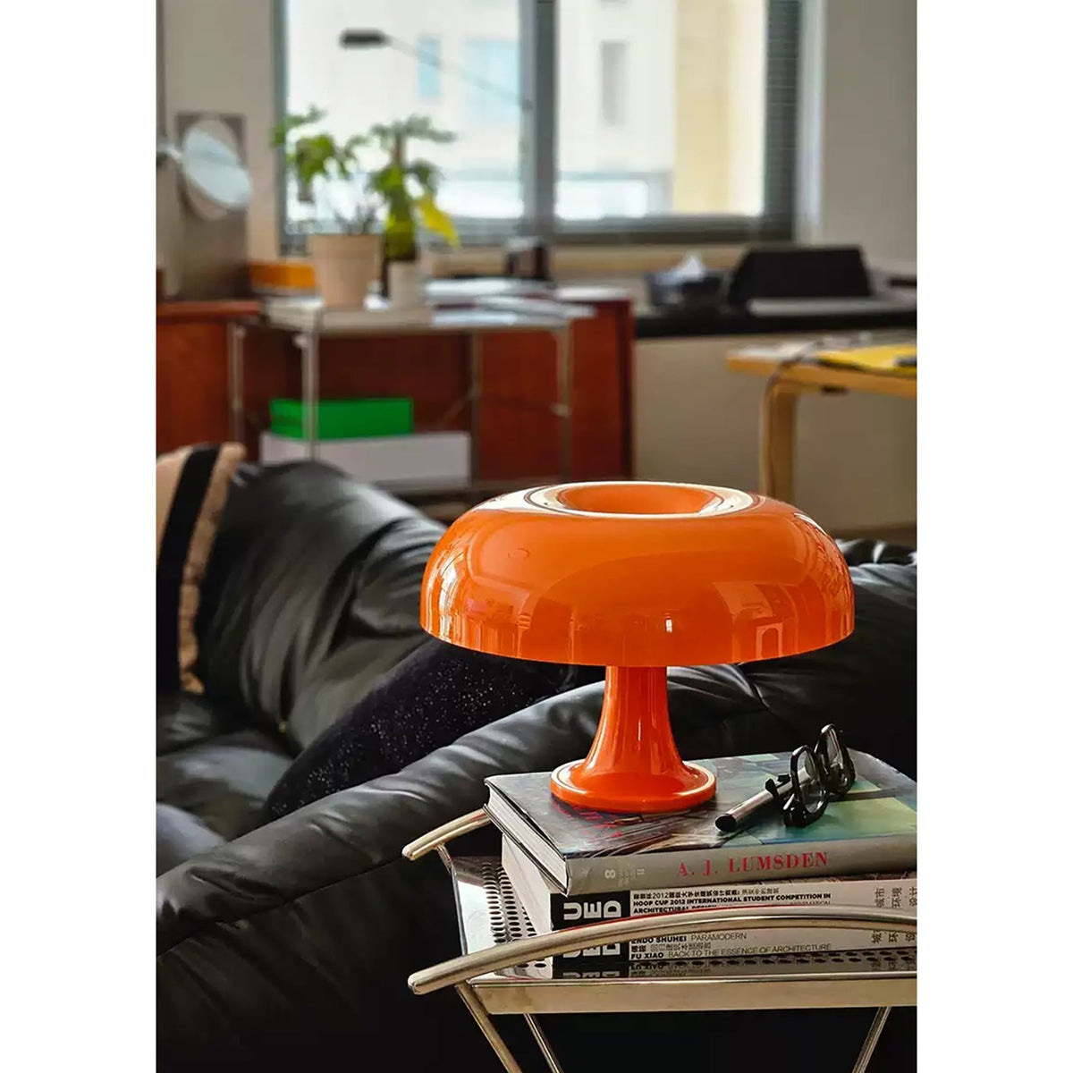 Pilz-Tischleuchte — 4 Lichtquellen, dimmbares Retro-Leuchten