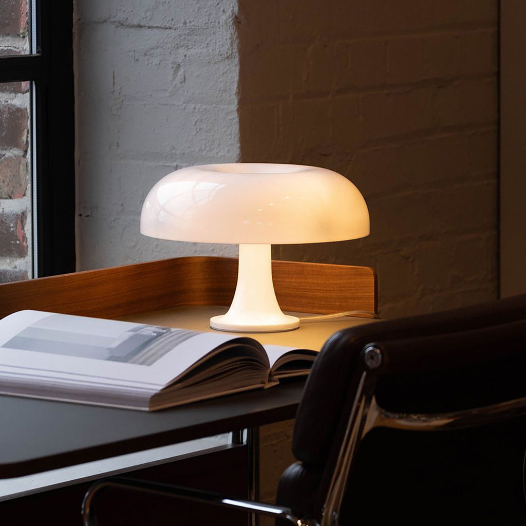 Pilz-Tischleuchte — 4 Lichtquellen, dimmbares Retro-Leuchten