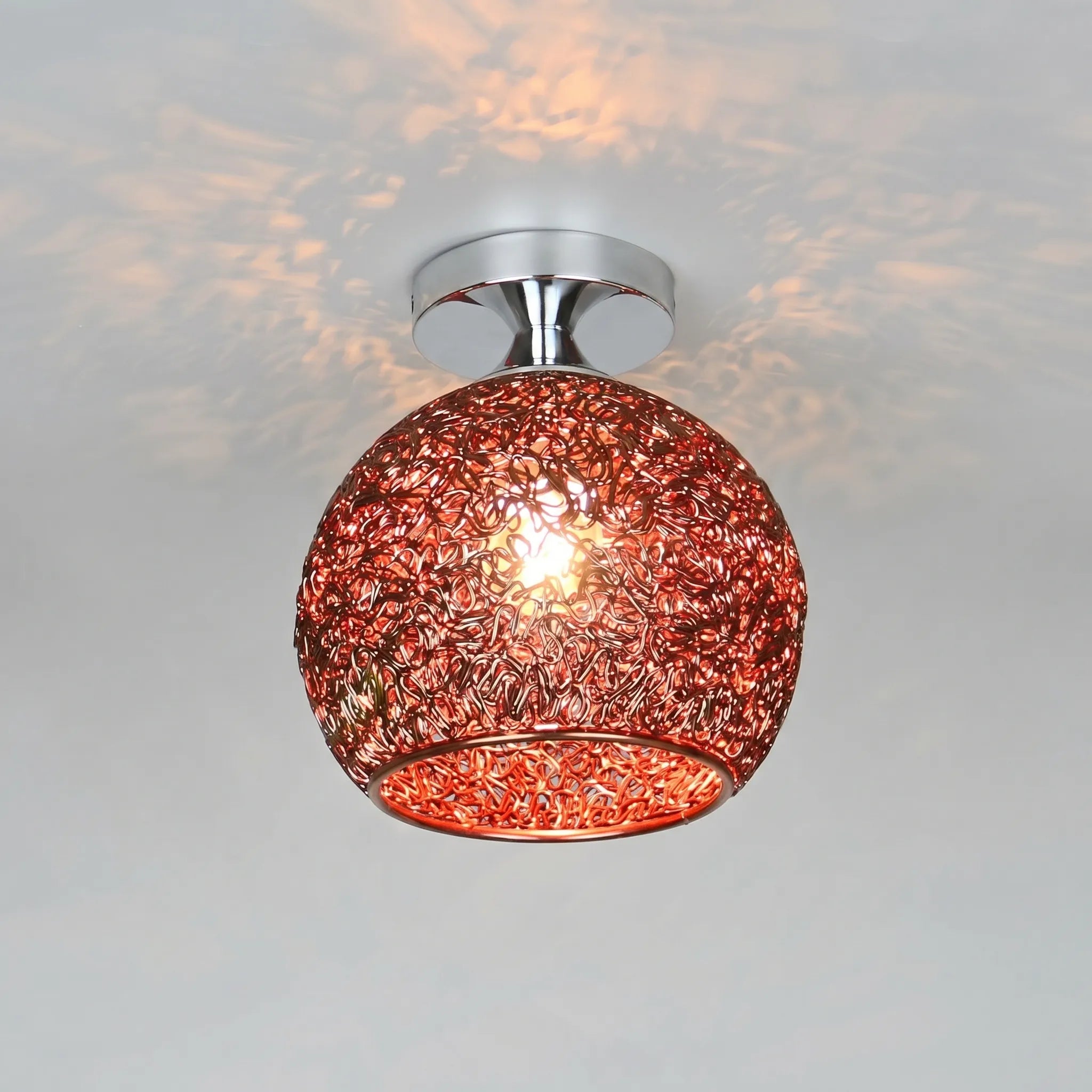 Modern Semi-Flush Ceiling Light -  Illuminating Living Spaces - Wildoxy
