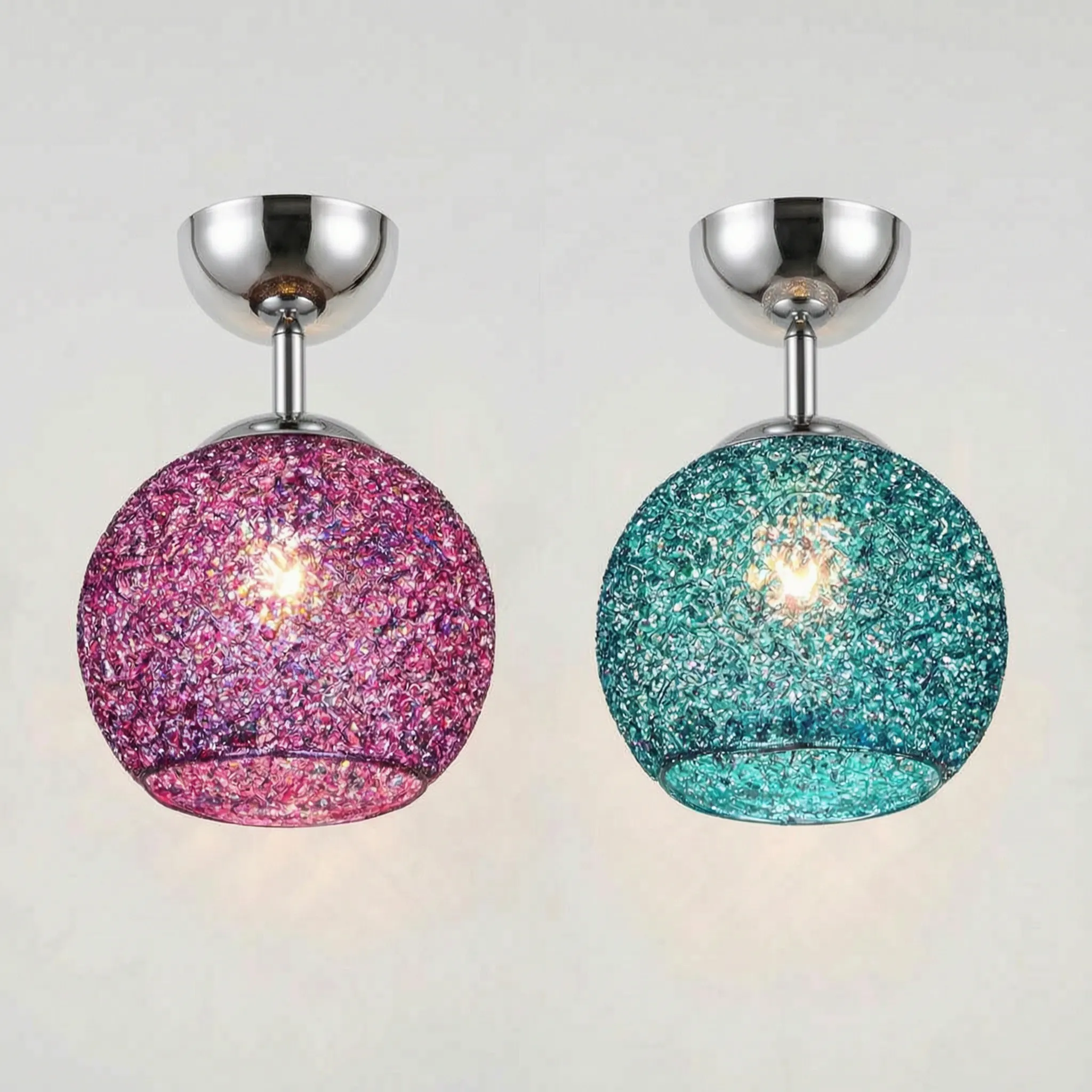Modern Semi-Flush Ceiling Light -  Illuminating Living Spaces - Wildoxy