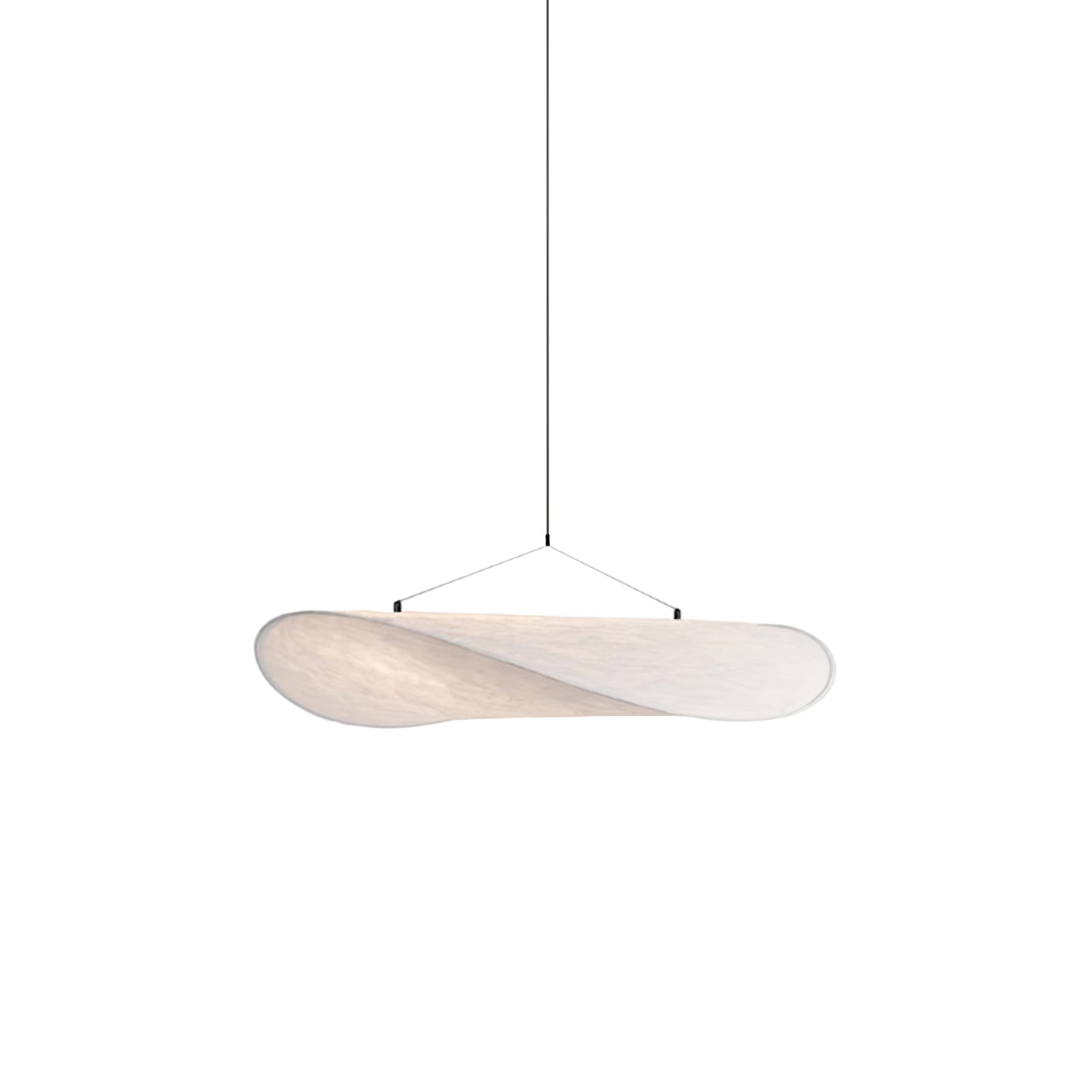 Sculptural Silk Pendant Lamp — Graceful Form, Elegant Design