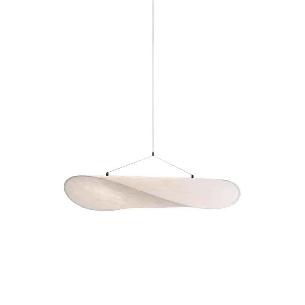 Sculptural Silk Pendant Lamp — Graceful Form, Elegant Design