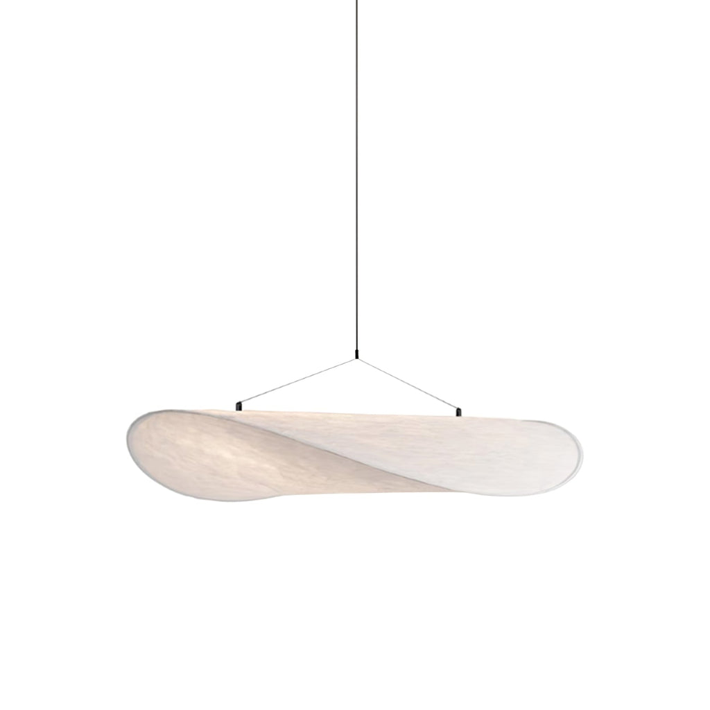 Sculptural Silk Pendant Lamp — Graceful Form, Elegant Design