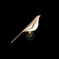 Magnetic Bird Wall Lamp – Adjustable, Black/Rose Gold