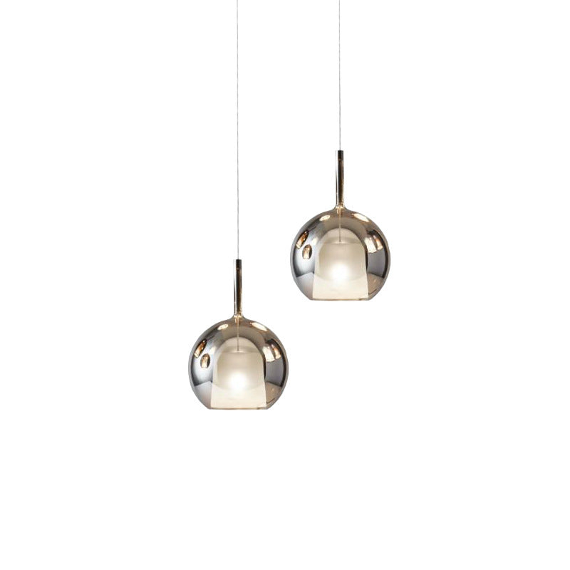 Nordic Glass Pendant Light — Minimalist Design, Soft Glow