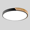 LumenNest Nordic Wooden LED Ceiling Luminaire — Gingerbread Silhouette Design