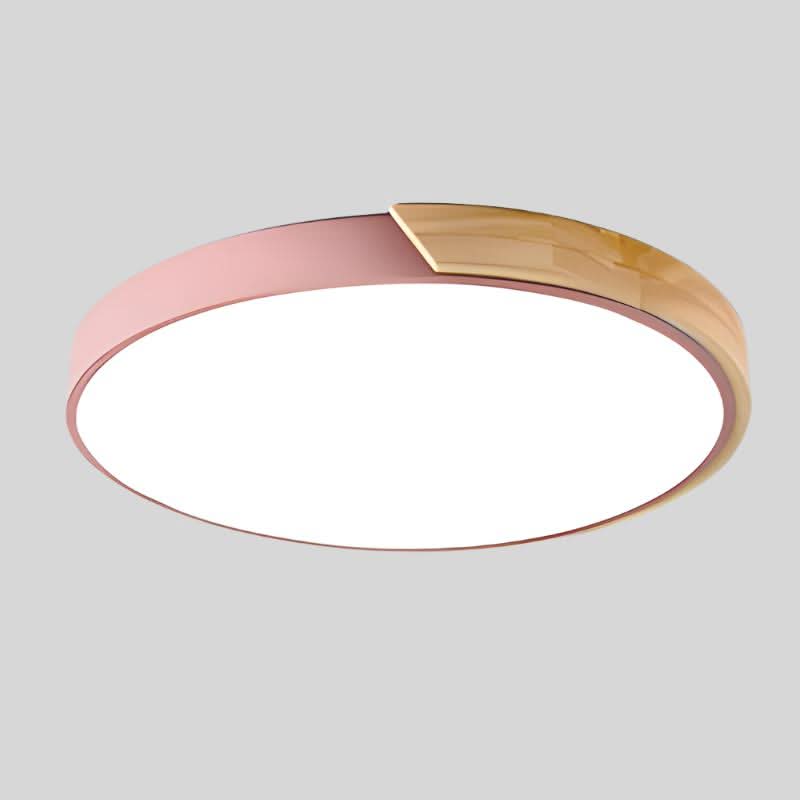 LumenNest Nordic Wooden LED Ceiling Luminaire — Gingerbread Silhouette Design