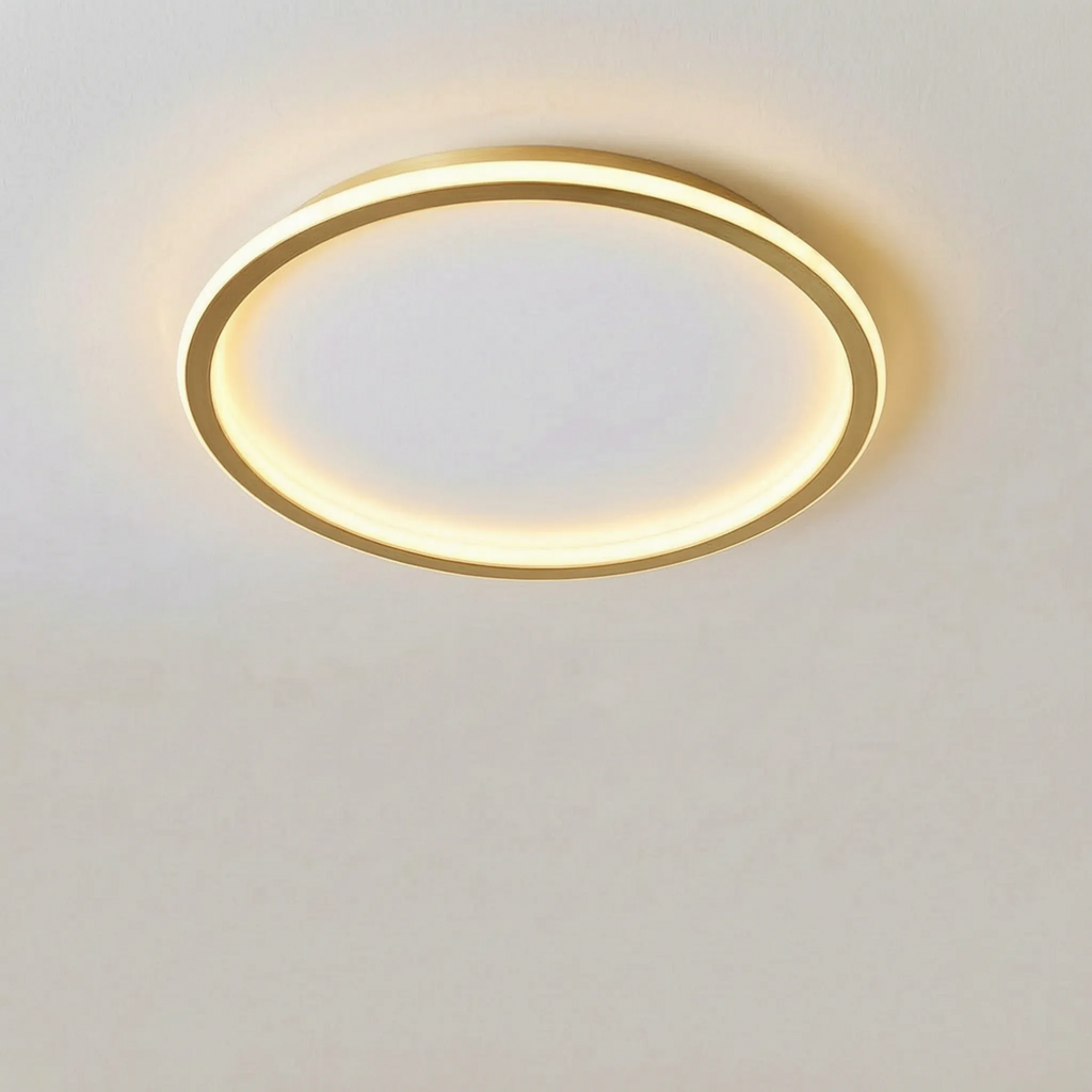 Ultra-Thin Round Ceiling Light -  Illuminating Living Spaces - Wildoxy
