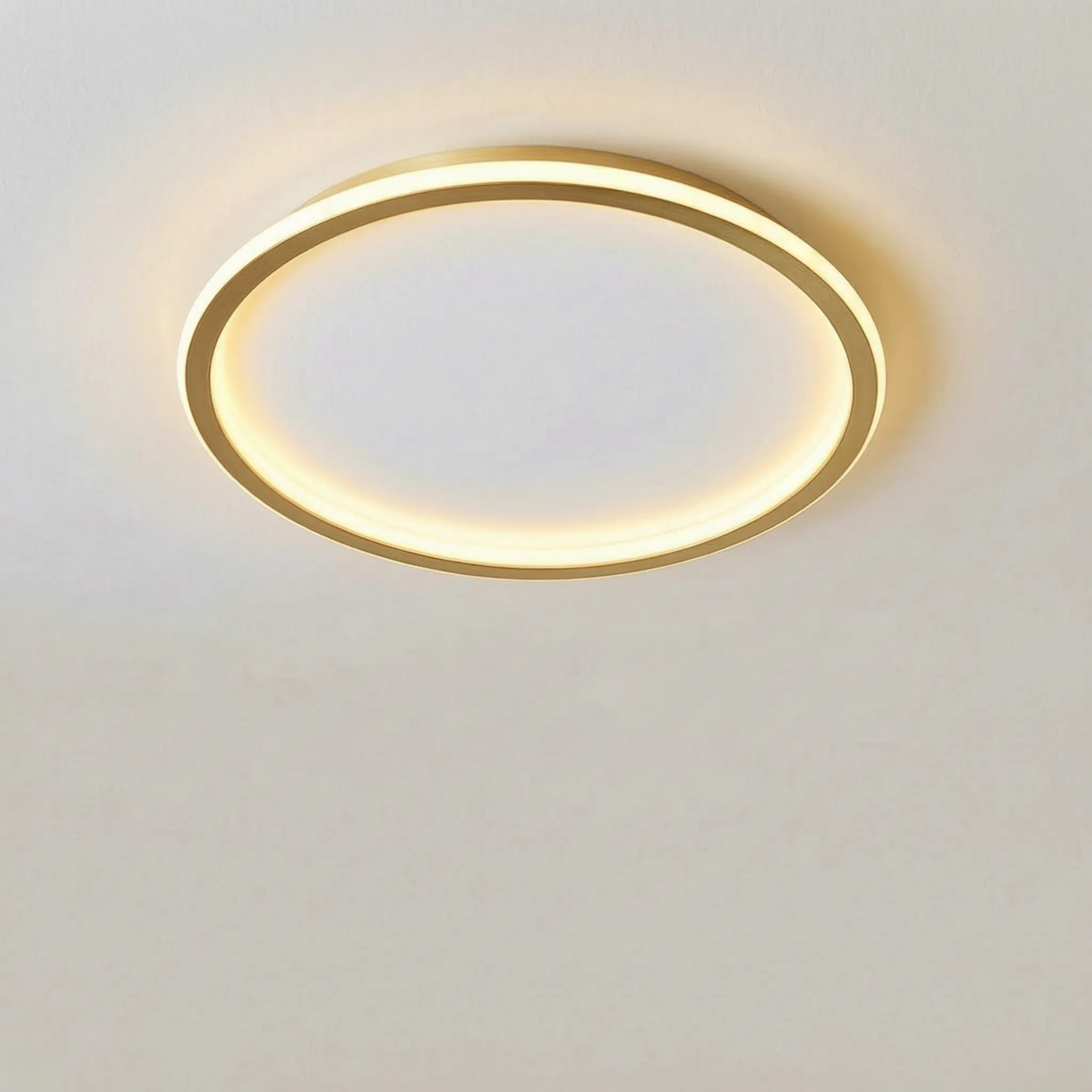 Ultra-Thin Round Ceiling Light -  Illuminating Living Spaces - Wildoxy