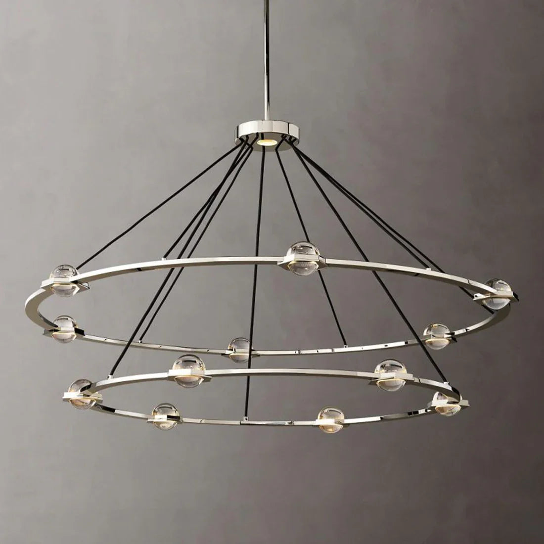 Nova Round Modern Chandelier | wildoxy