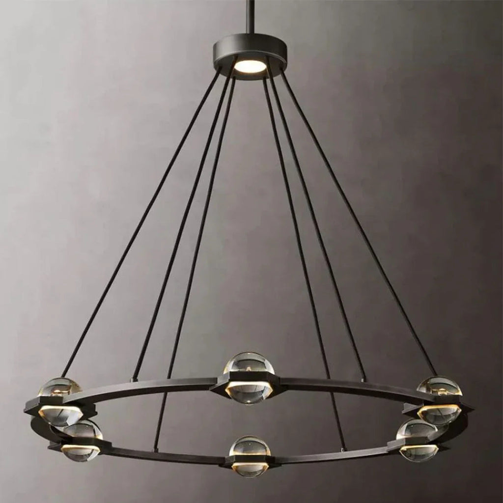 Nova Round Modern Chandelier | wildoxy