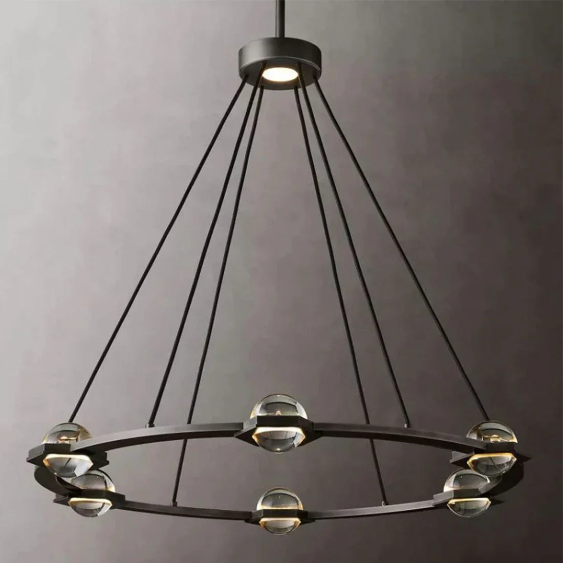 Nova Round Modern Chandelier | wildoxy