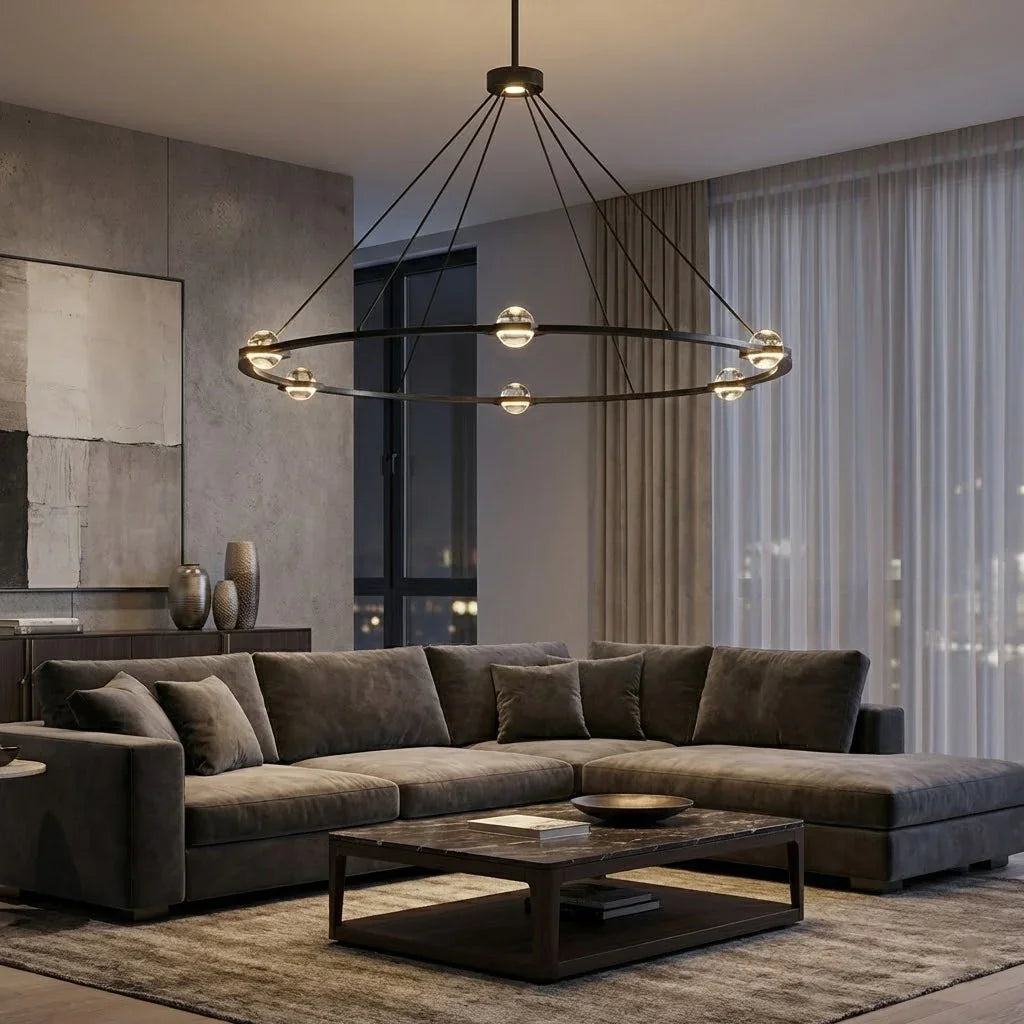 Nova Round Modern Chandelier | wildoxy