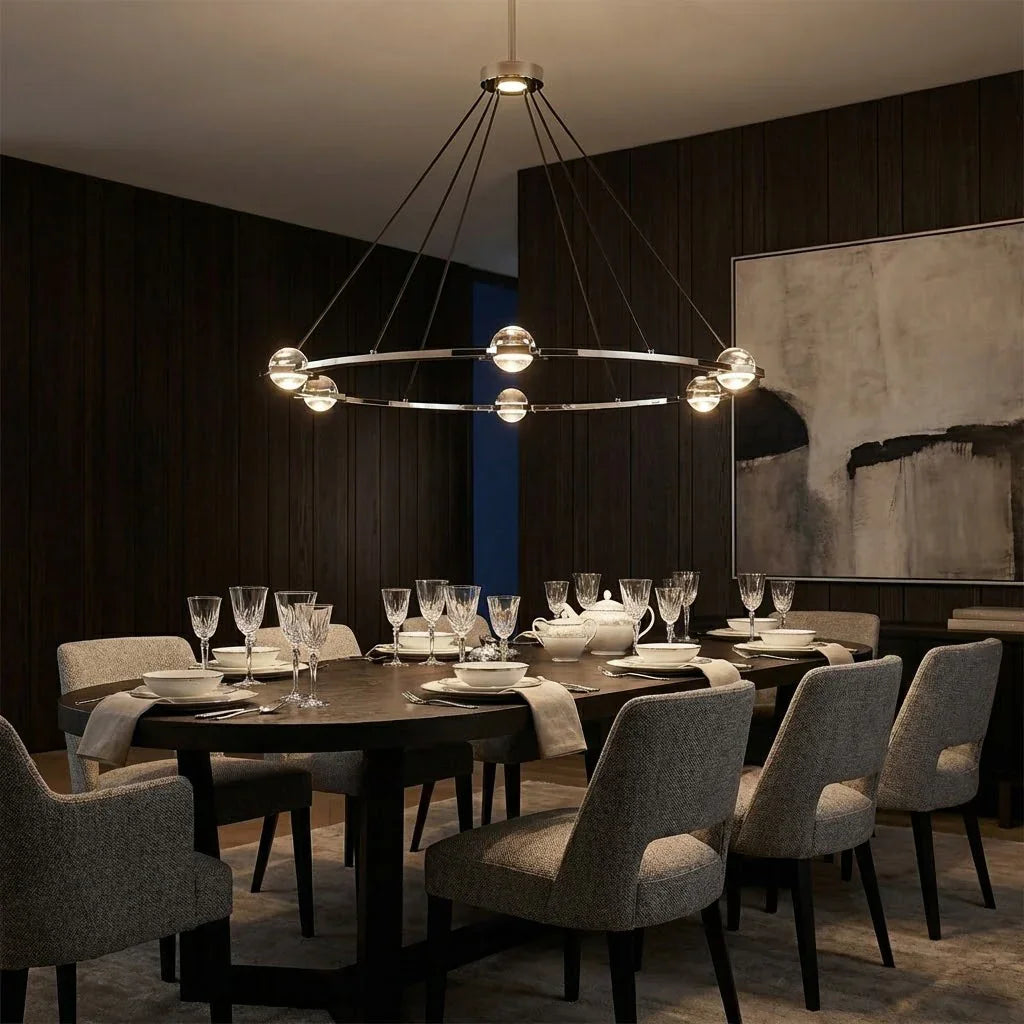 Nova Round Modern Chandelier | wildoxy