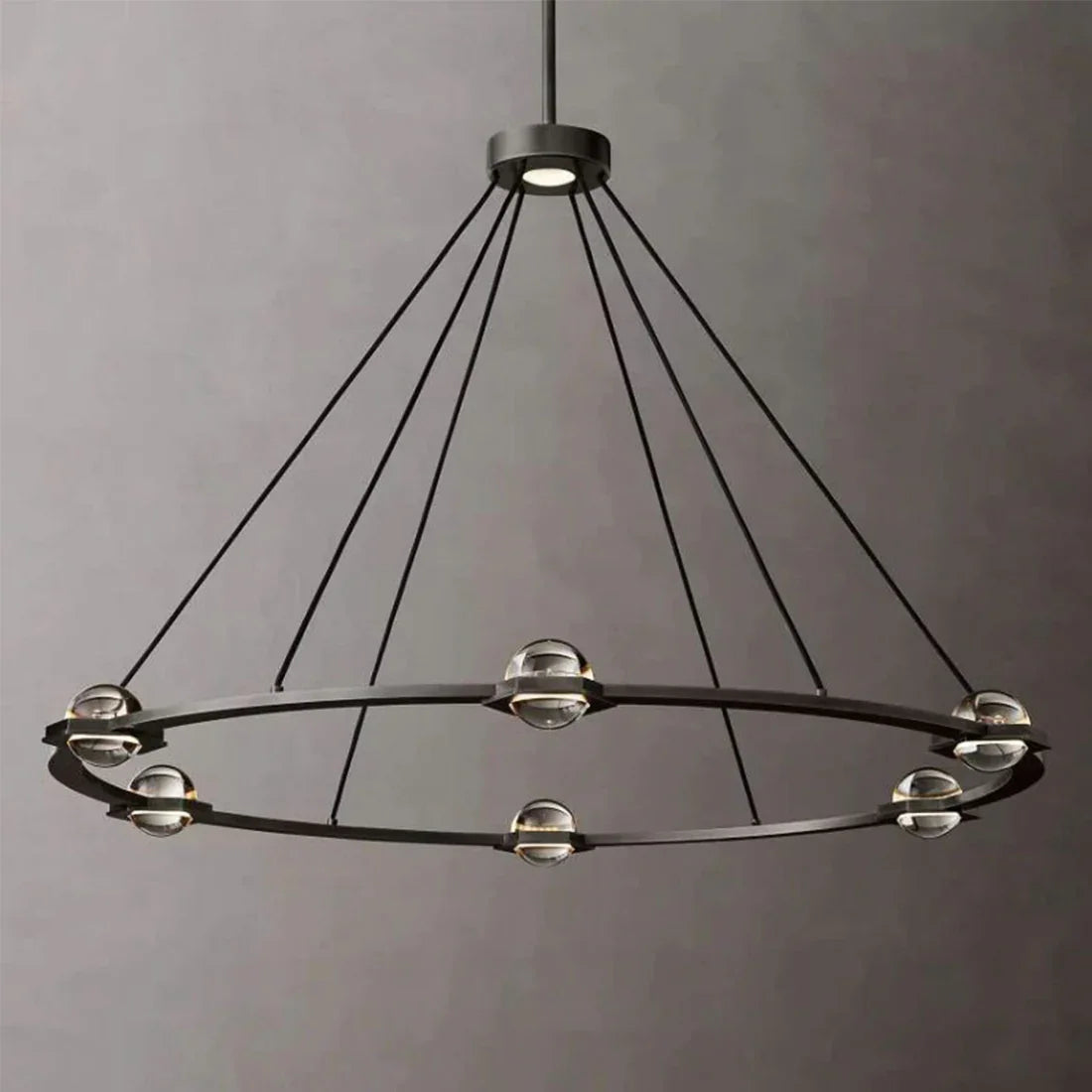 Nova Round Modern Chandelier | wildoxy