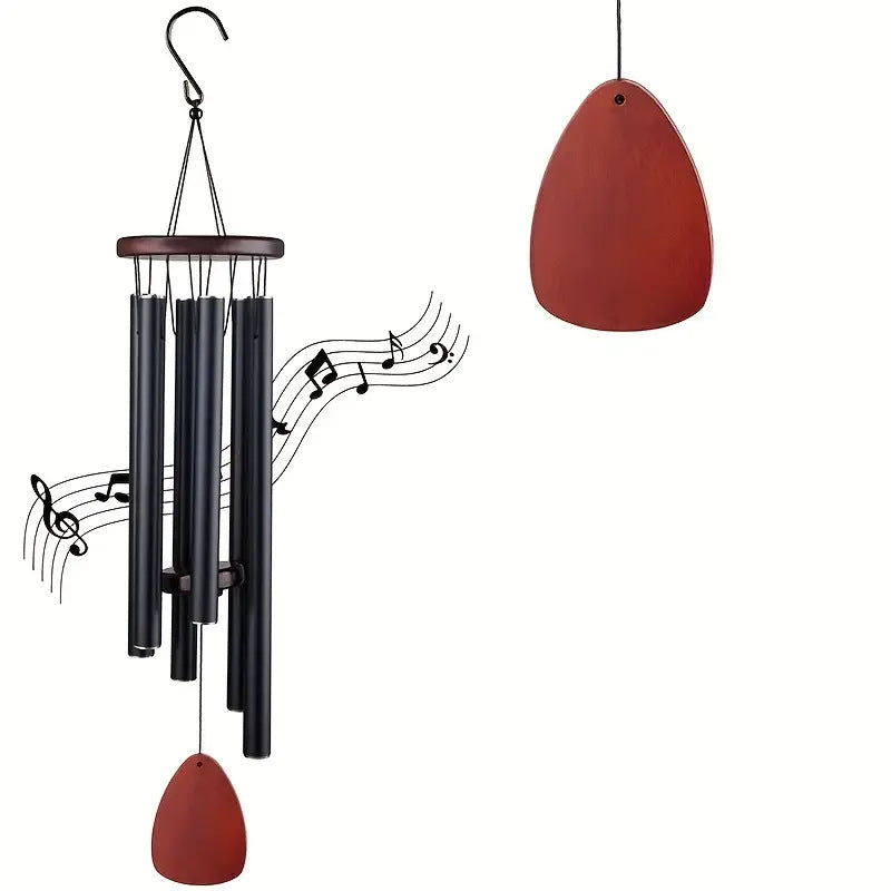 Metallinen tuulikello 68 cm — rauhoittavat melodiset putket